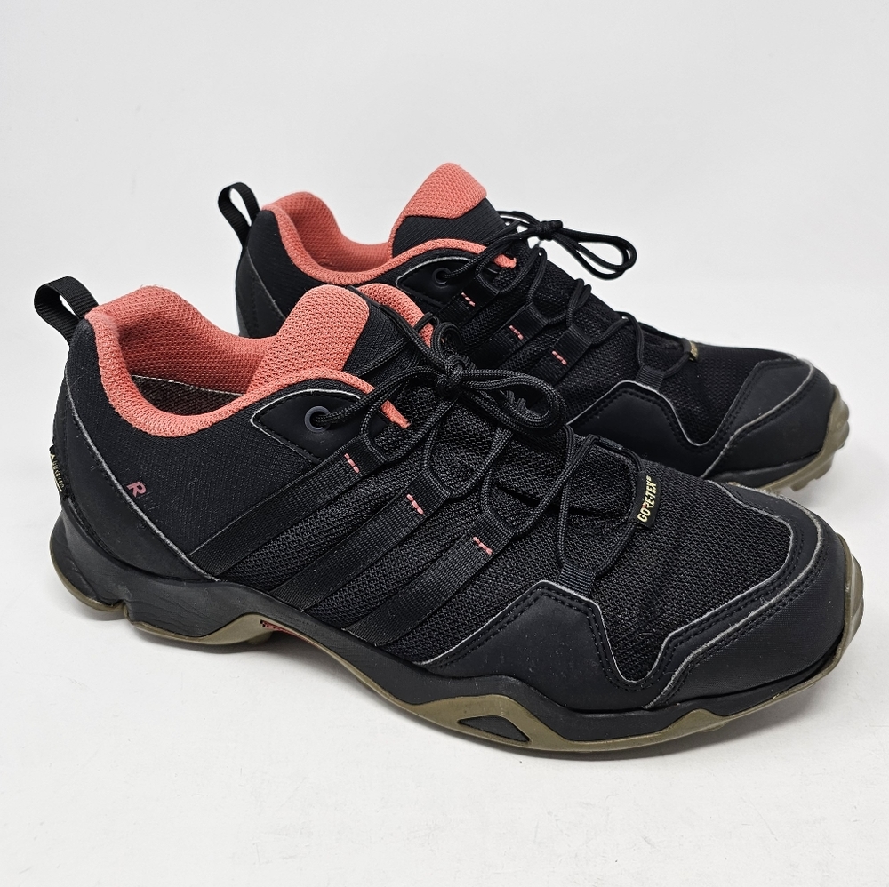 Adidas Terrex Swift Gore Tex Sneakers Womens Size 10 Black‎ Lace Up Hiking Shoes